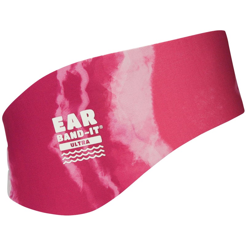 إير باند-إت عصابة رأس Earvolution Ear Band-It Ultra للسباحة للأطفال والكبار - تم اختراعها من قبل طبيب الأنف والأذن والحنجرة - نيوبرين مضاد للانزلاق للحماية - تباع لعبة Putty Buddies بشكل منفصل - صبغة صغيرة باللون الوردي - Image 1